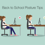 back to school posture tips at a desk